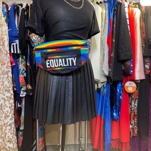 “Equality”Multicolor Fanny Pack